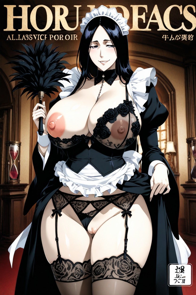 Pale Skin, Horny, Breasts Exposed Hentai AI Porn