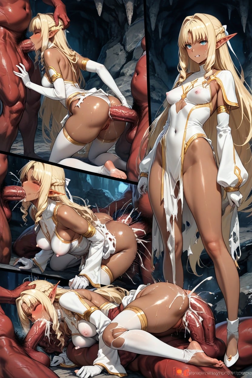 Gigantesco, Long Toes Spreaded, Gushing Cum Hentai IA