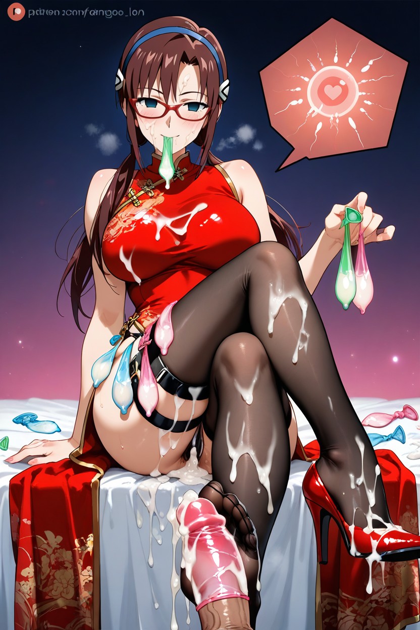 Cum Everywhere, Sitting, Skinny Hentai AI Porn