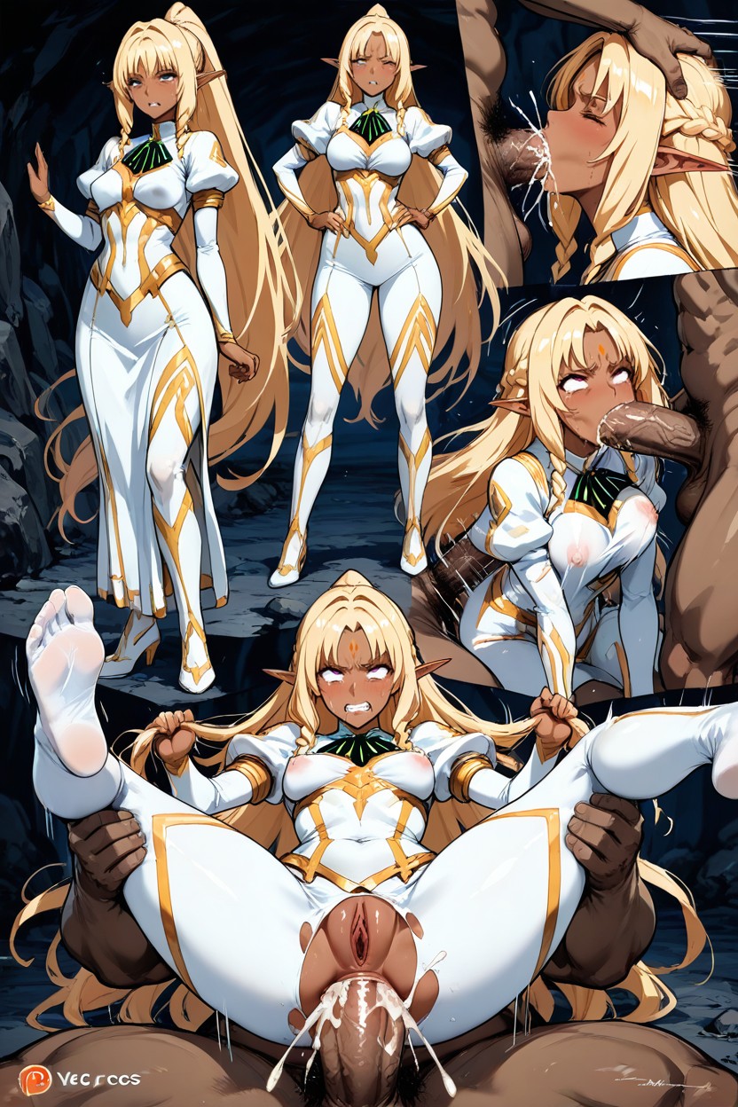 Masterfully Shaped Bodies, Hyper Long Hair, Small Ass Hentai AI Porn
