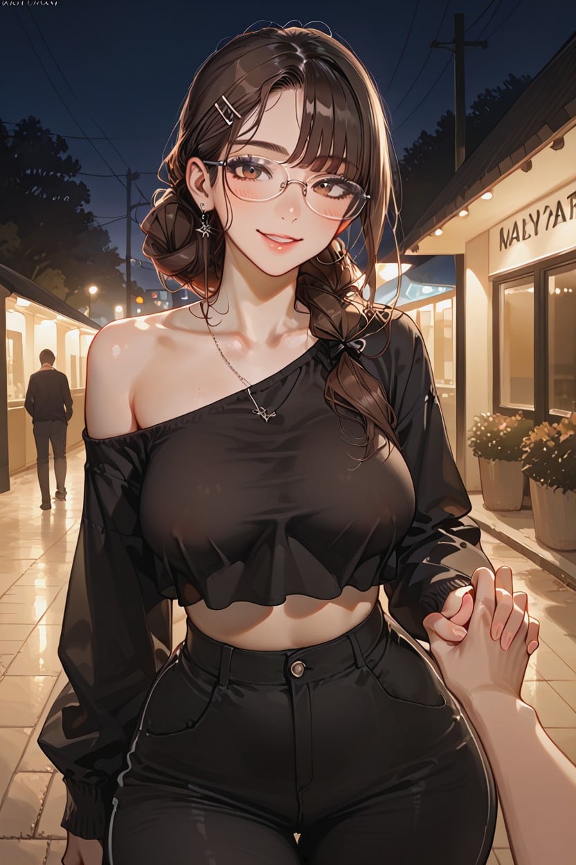 Detailed Hair, Black Cotton, Dark Hentai IA