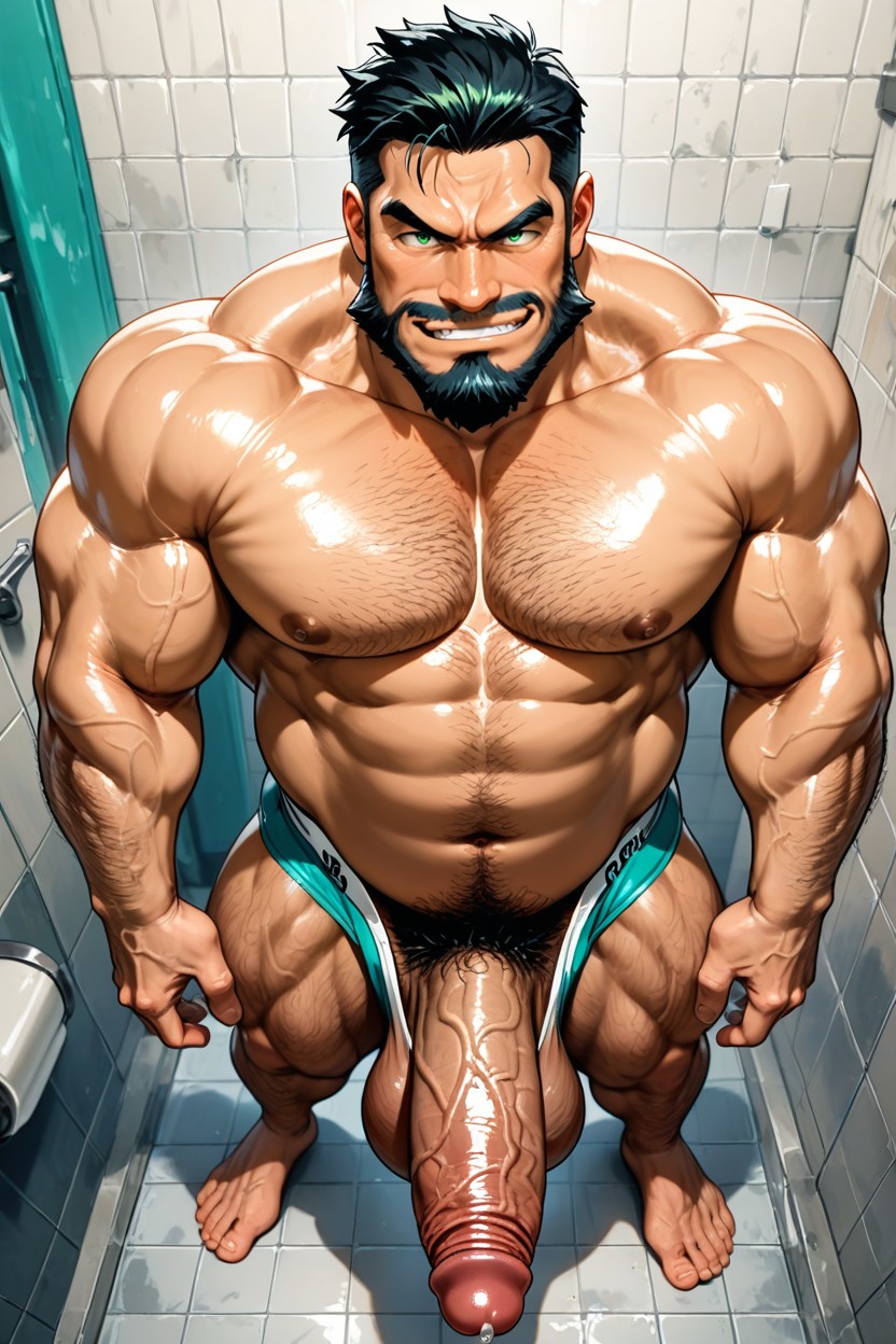 Big Balls, Thick Cock, Briefs Porno IA Gay