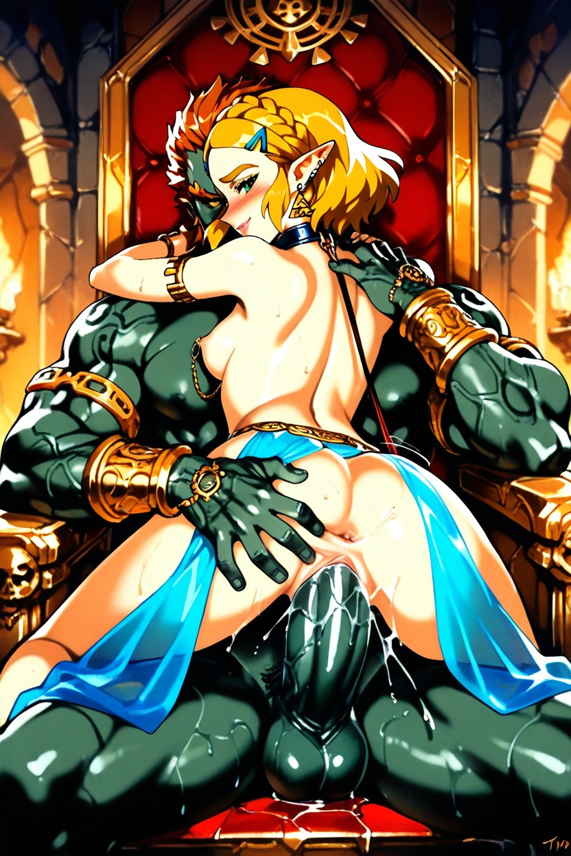 Accurate Face, Thrusting Bounce Lines, Princess Zelda Hentai AI Porn