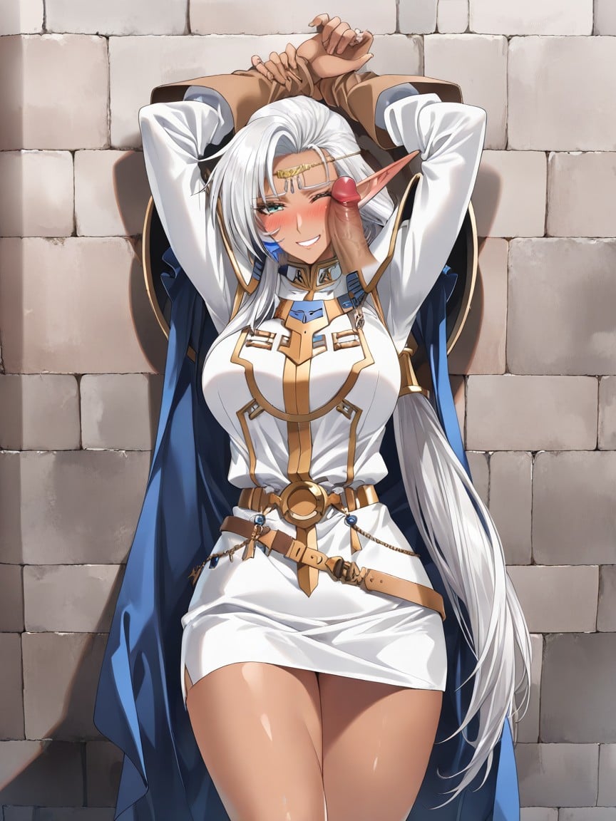25+, Pirotess Pinned To Wall, Dark Skin Hentai AI Porn