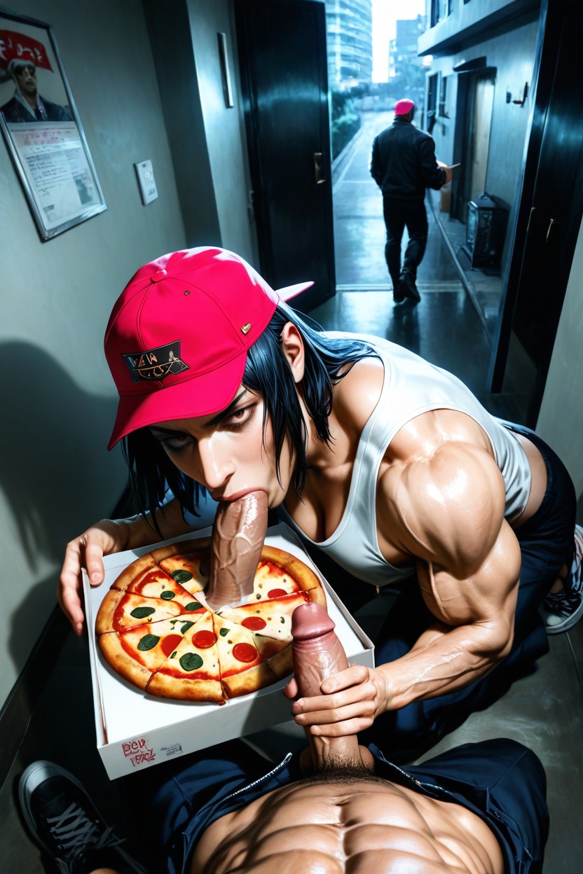 Black Sneakers, Realistic Bodies, Ultra High Res Porno gay IA