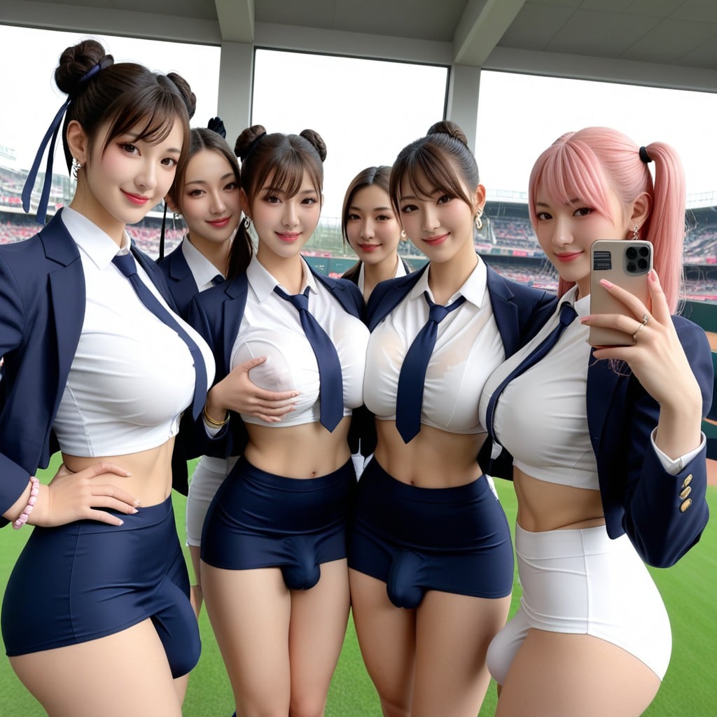 Dawn, Multiple Futas, Wet Body Asian AI Porn