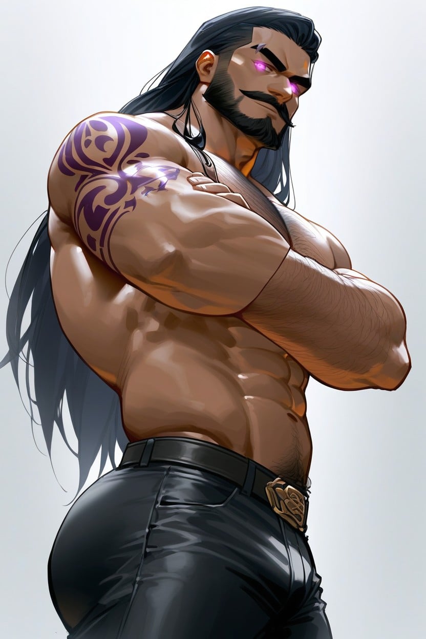 Tanned Skin, Solo Person, So Big Jiucy Chest AI Gay Porn