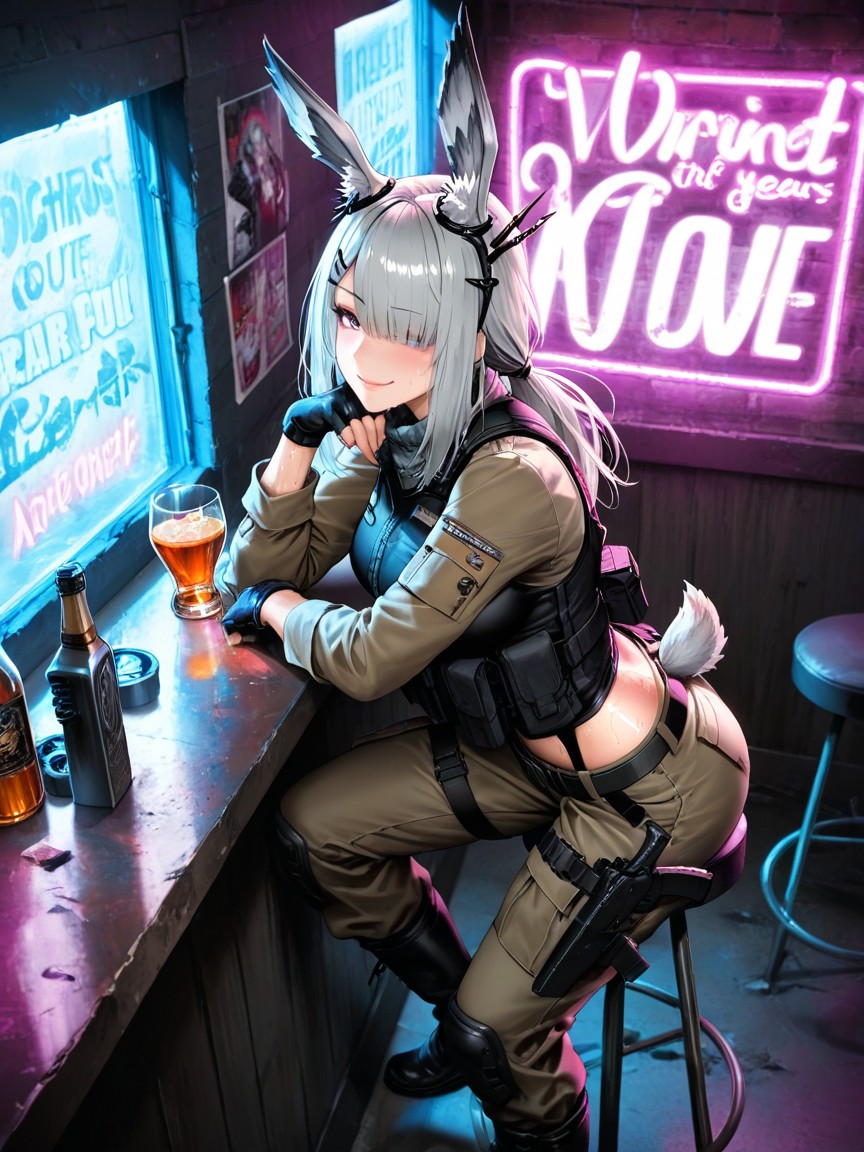 No Man, Black Gloves, No Male Hentai AI Porn