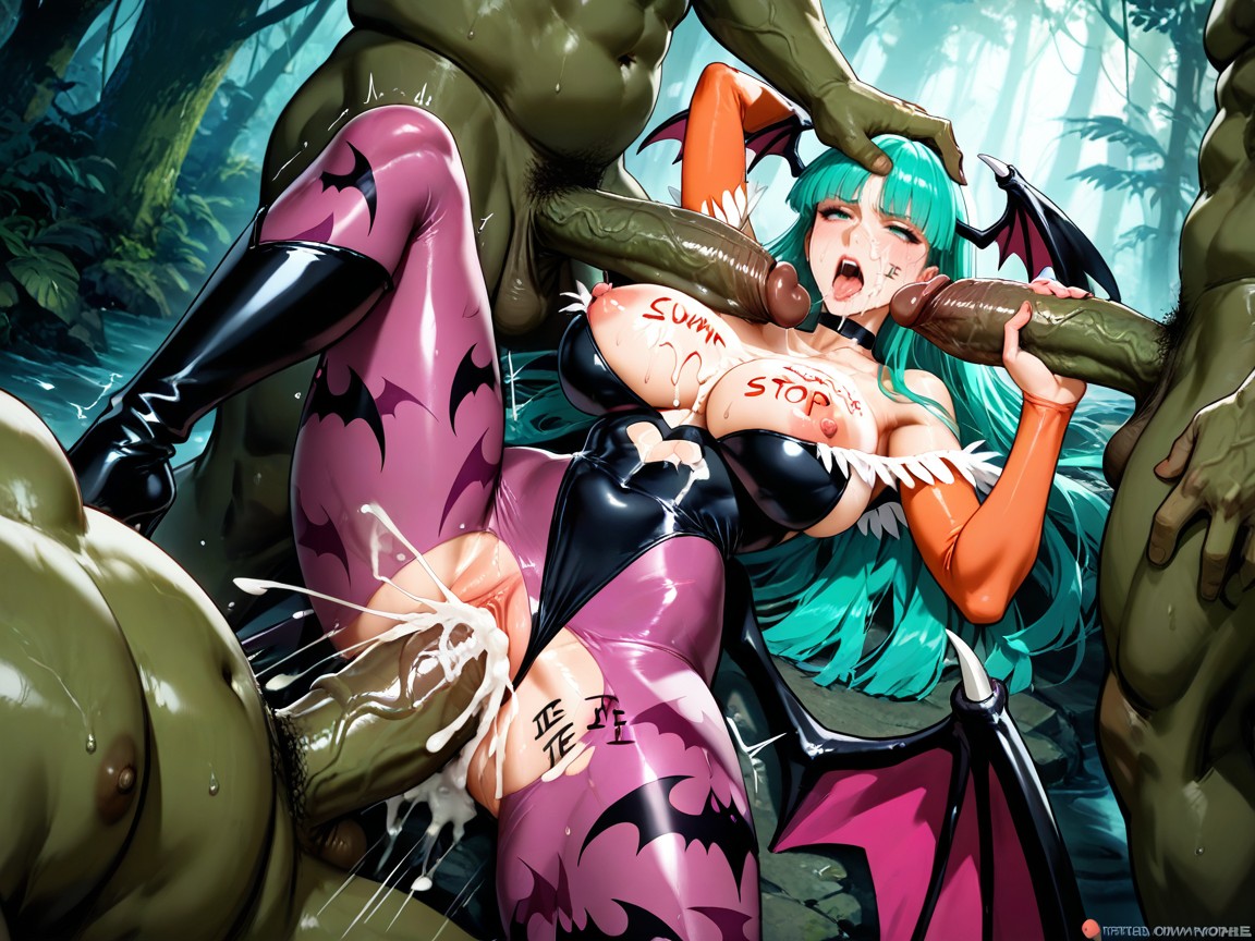 Semen On Clothes, I Want To Stop It, Black Super High Leg Leotard That Shows Off Your Chest Hentai AI Porn