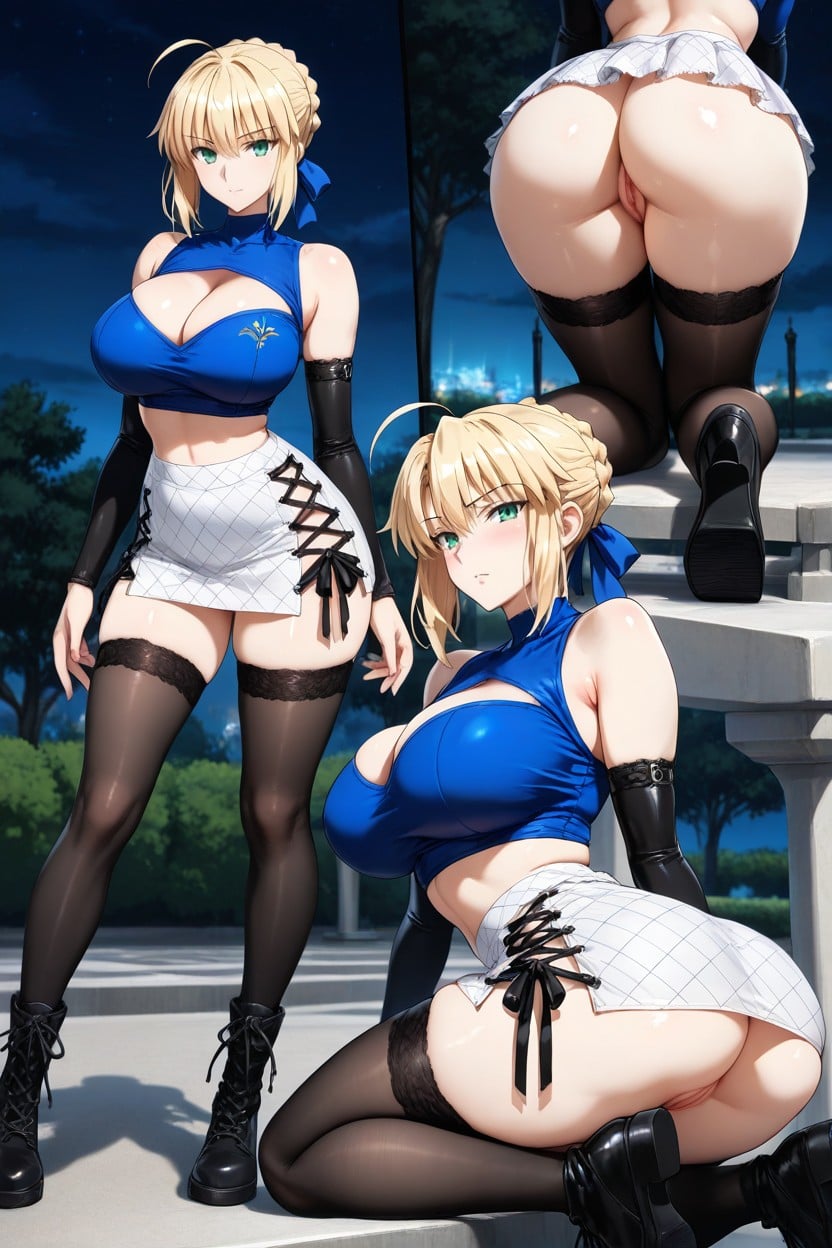 Perfect Figure, Shaved Pussy, Stockings Hentai AI Porn