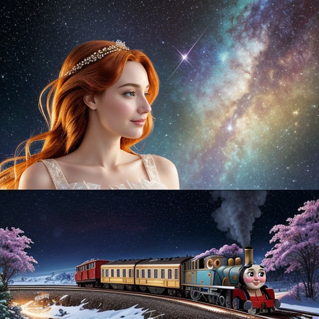Comic About Thomas & Friends, Fairy Tale About Thomas & Friends, Single Page Comic AI Porn