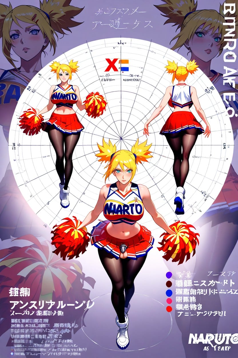 Character Focus, Front View, Reference Sheet Hentai AI Porn