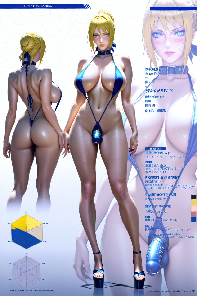 Large Breasts, Hollywood Lighting, Looking At Viewer Hentai AI Porn
