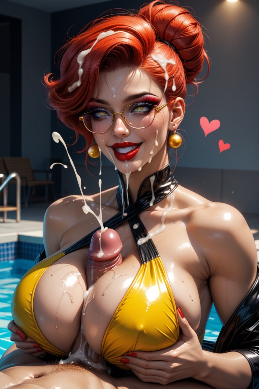 Underboob, Makeup, Perfect Face AI Porn