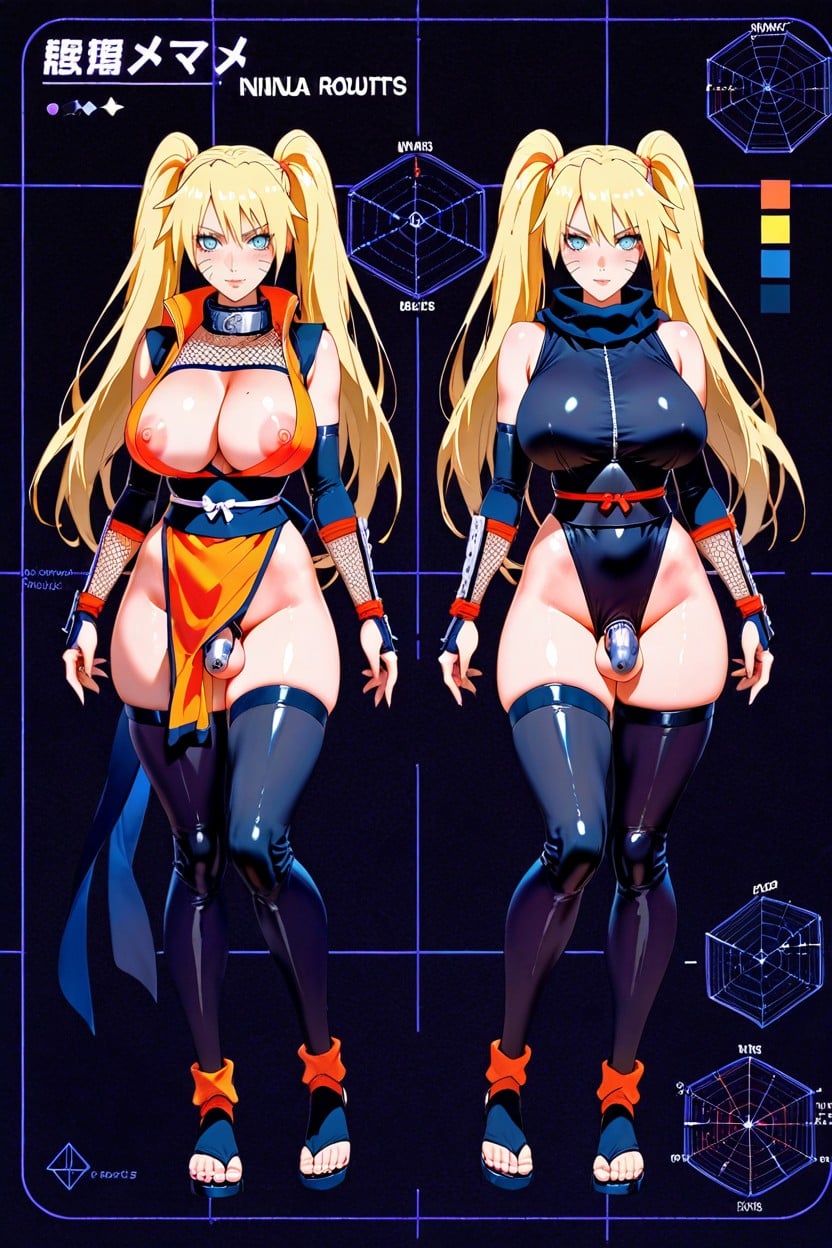 Multiple Expressions, Stats, Looking At Viewer Hentai AI Porn