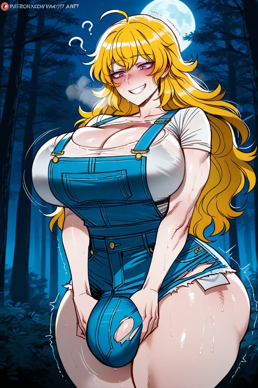 Front Left Side View, Confused Face, Forest Hentai AI Porn