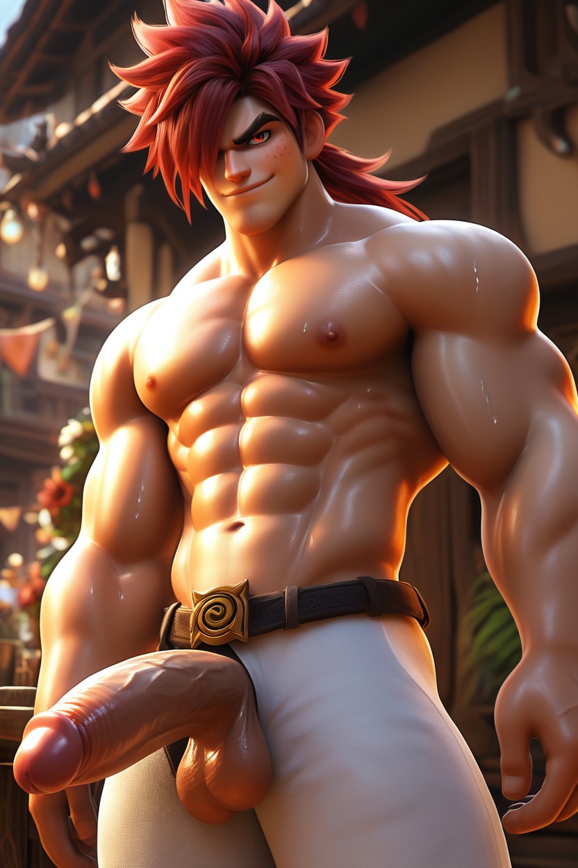 Large Biceps, Large Chest, Looking At Viewer Porno IA Gay