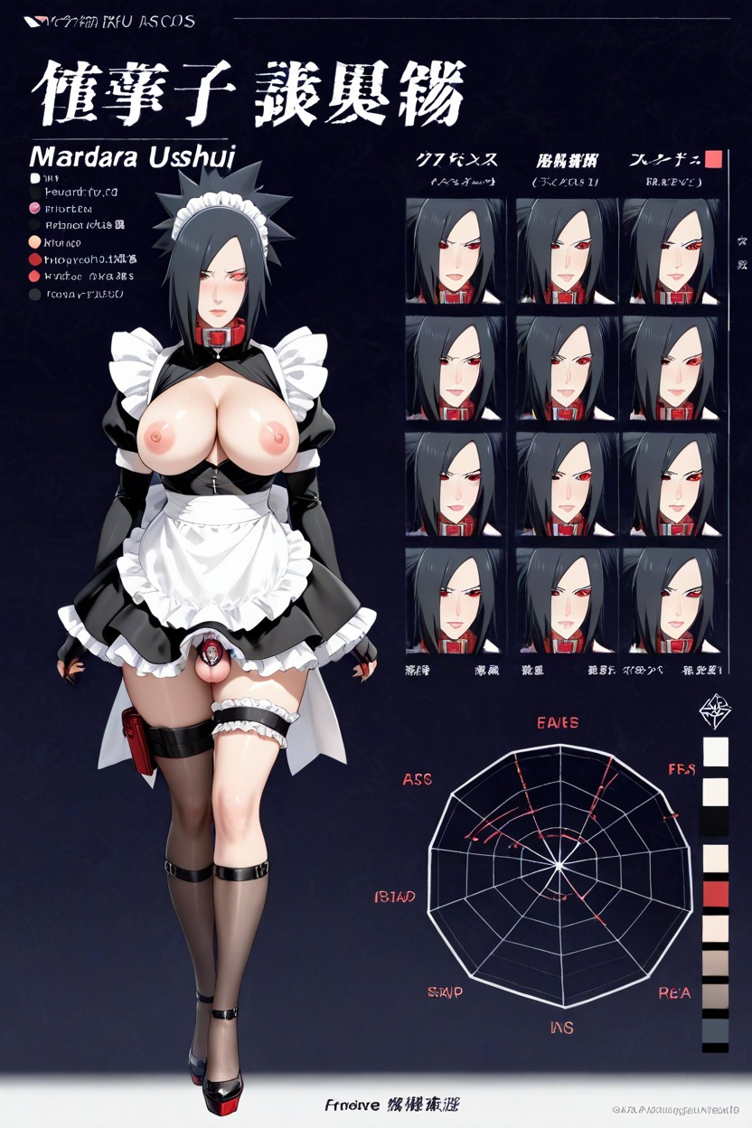 Sexy Jutsu, Character Chart, Breasts Out Hentai AI Porn