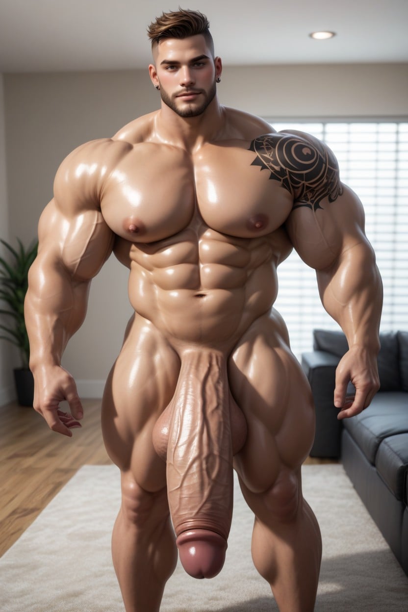 Clean Shaven, Oiled Up, Bare Feet Porno IA Gay