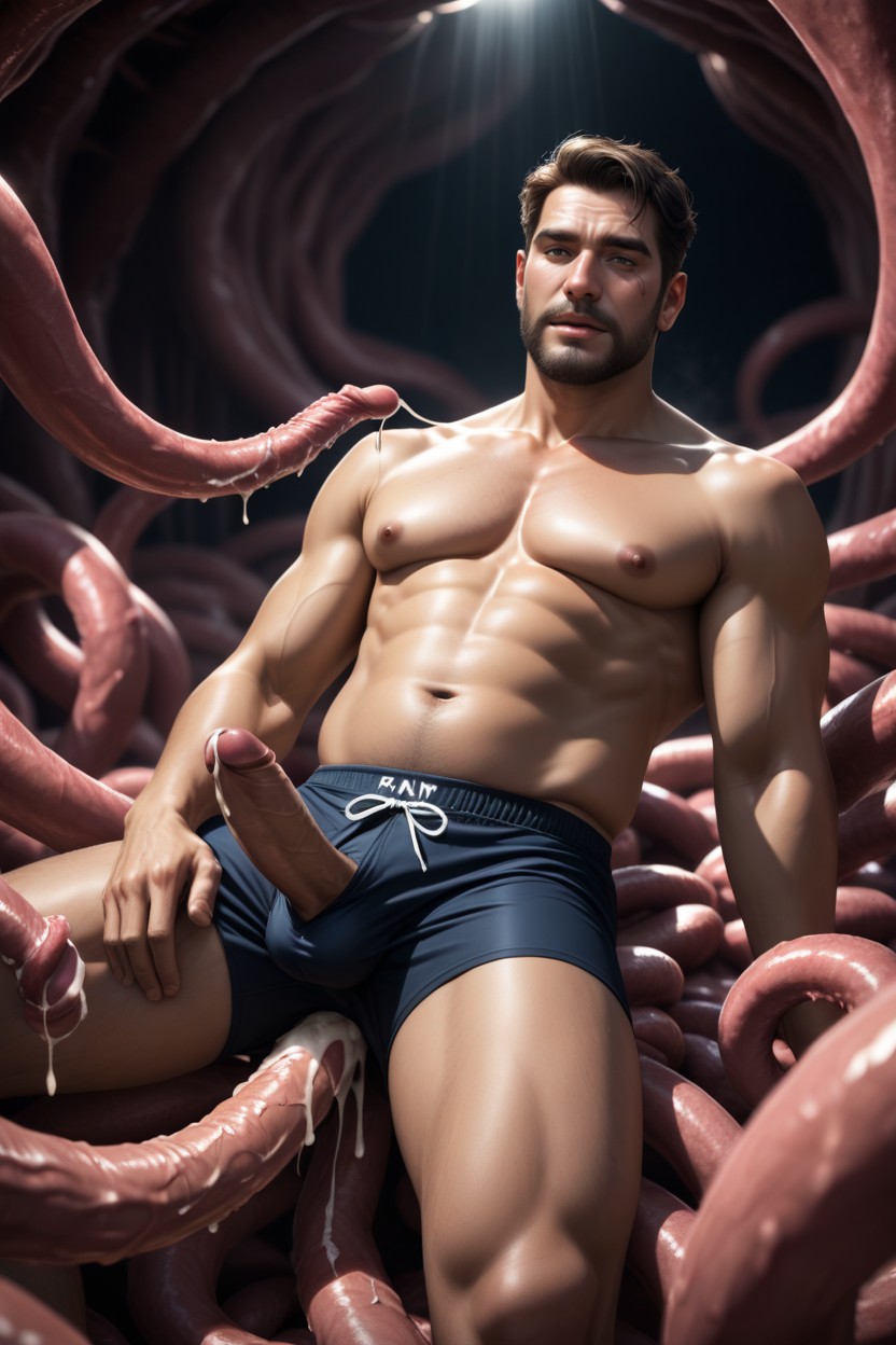 30+, Éjaculation, Épais Porno IA Gay