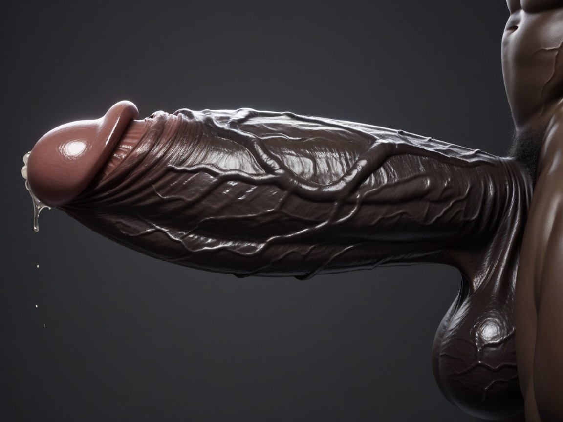 Full View Of Penis And Balls, Faceless, Enormous Thick Juicy Erect Veiny Black Penis AI同性恋黄片