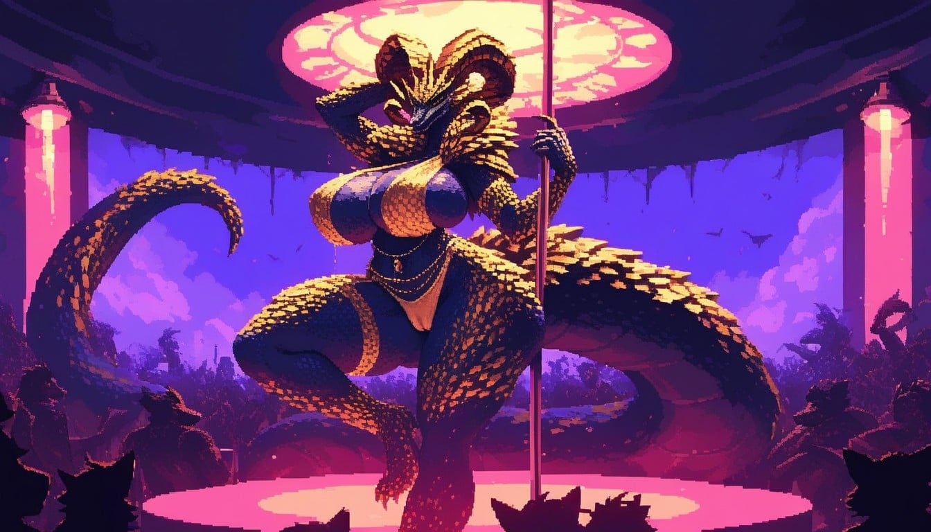 Giantess, Cinematic Lightning, Face Furry AI Porn