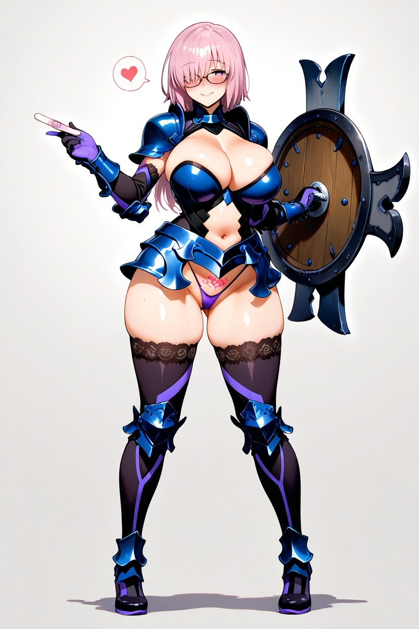 Semen Hair, Glasses, Mash Kyrielight From Fate/grand Order Hentai AI Porn