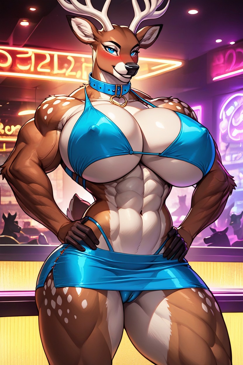 Breast Expansion, Breast Expansion, Underboob Furry AI Porn