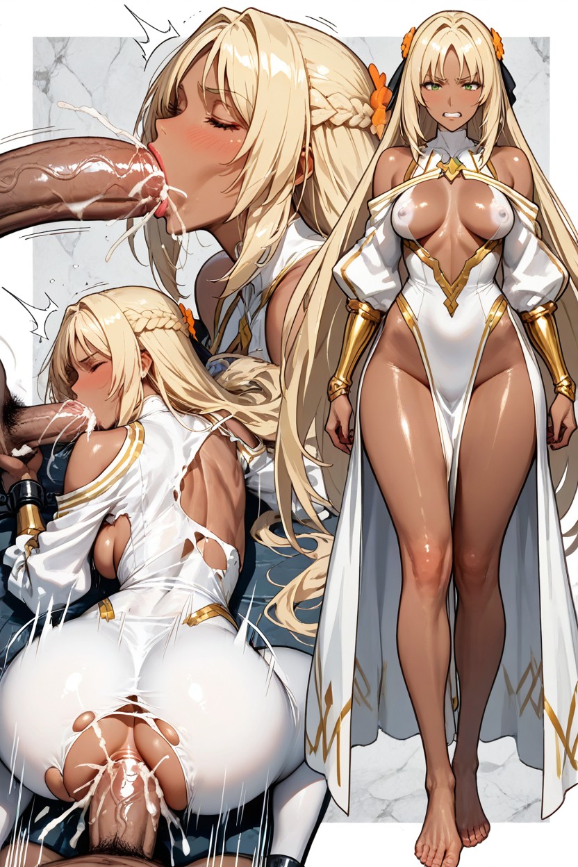 Canonical White Outfits And Haircut, Hyper Tall, Every Views Depict Penetrations Hentai AI Porn