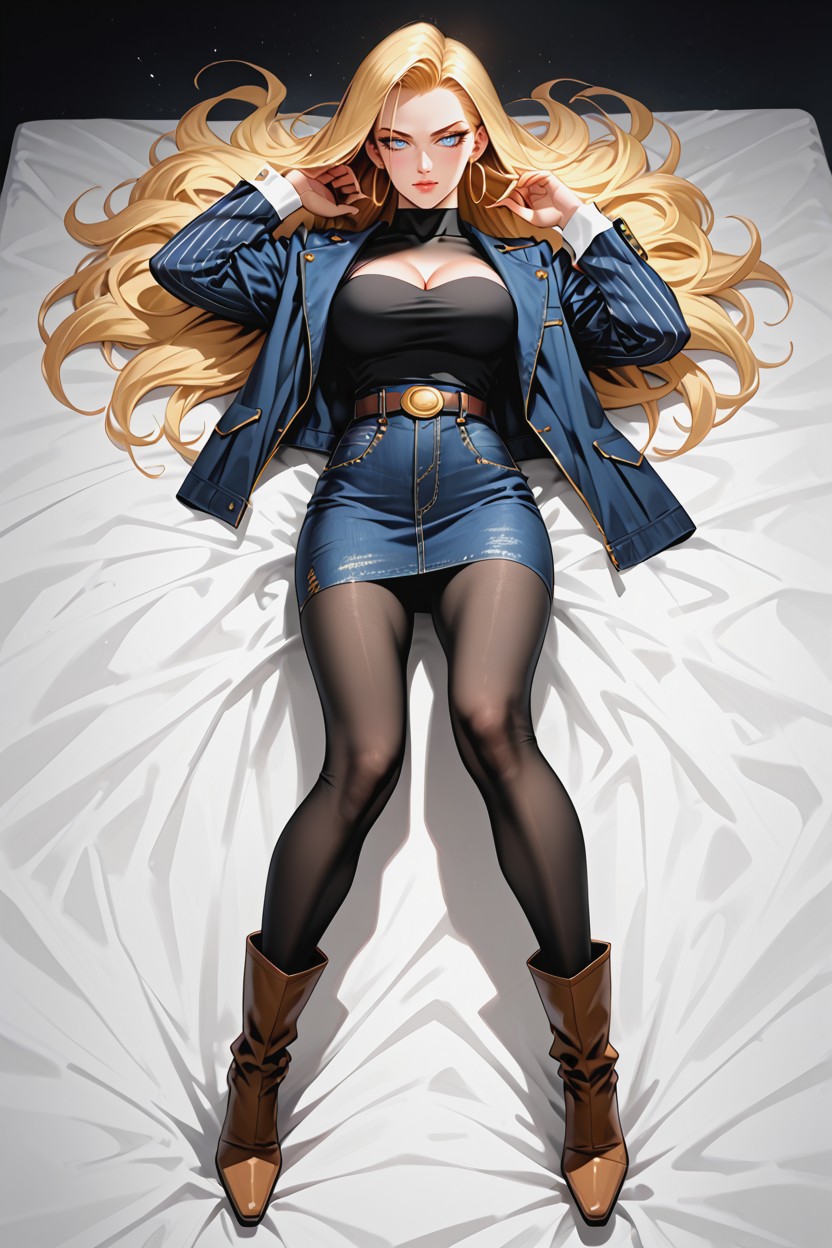 Brown Belt, Coloured, Black Tights Hentai AI Porn