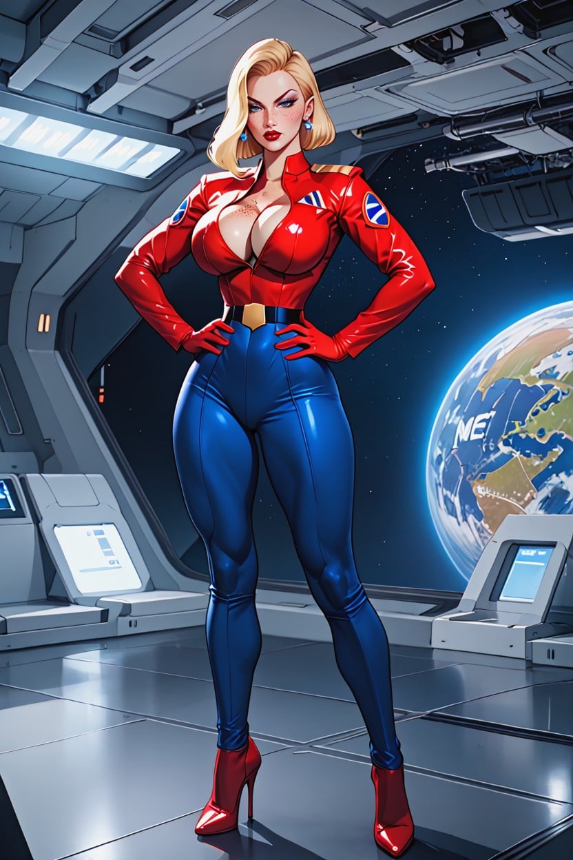 25+, Spaceship, Very Short Hair AI Porn