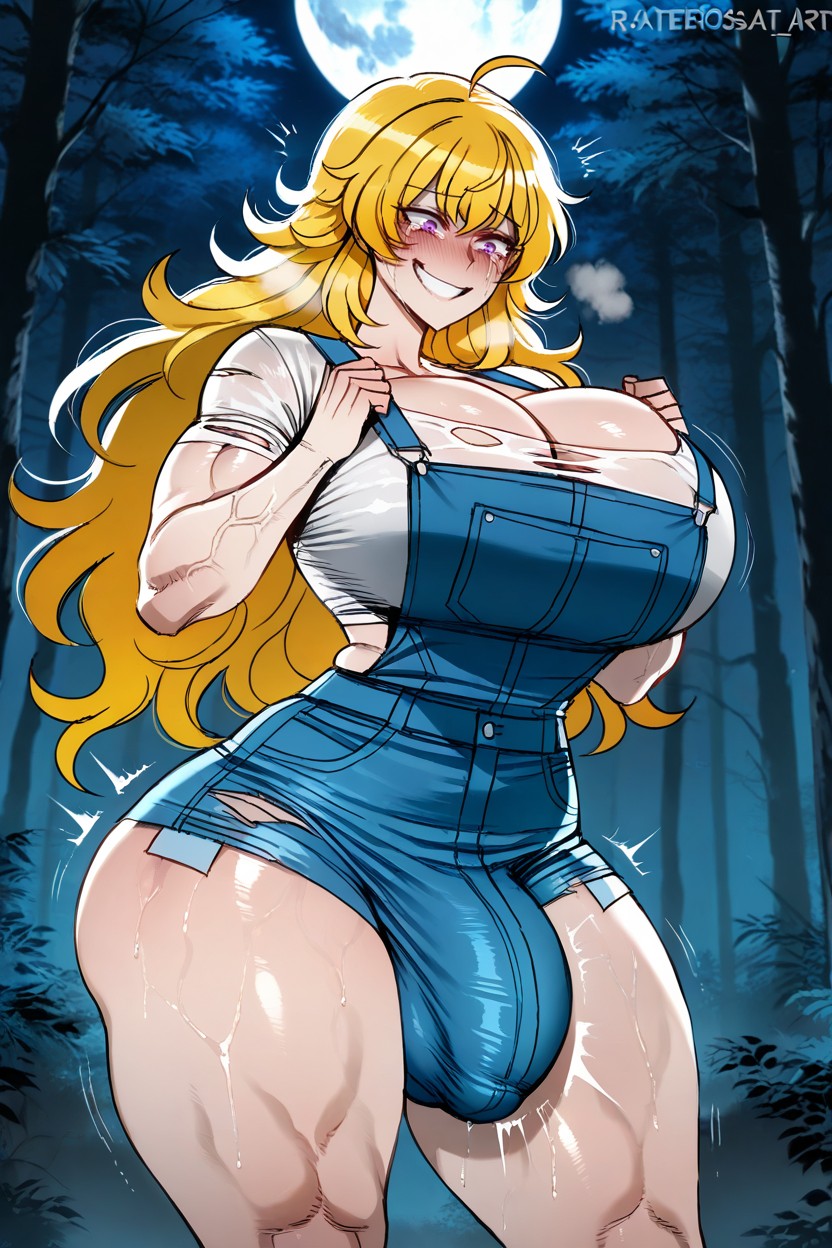 Ass Growth, Massive Breast, Heavy Breathing Hentai AI Porn