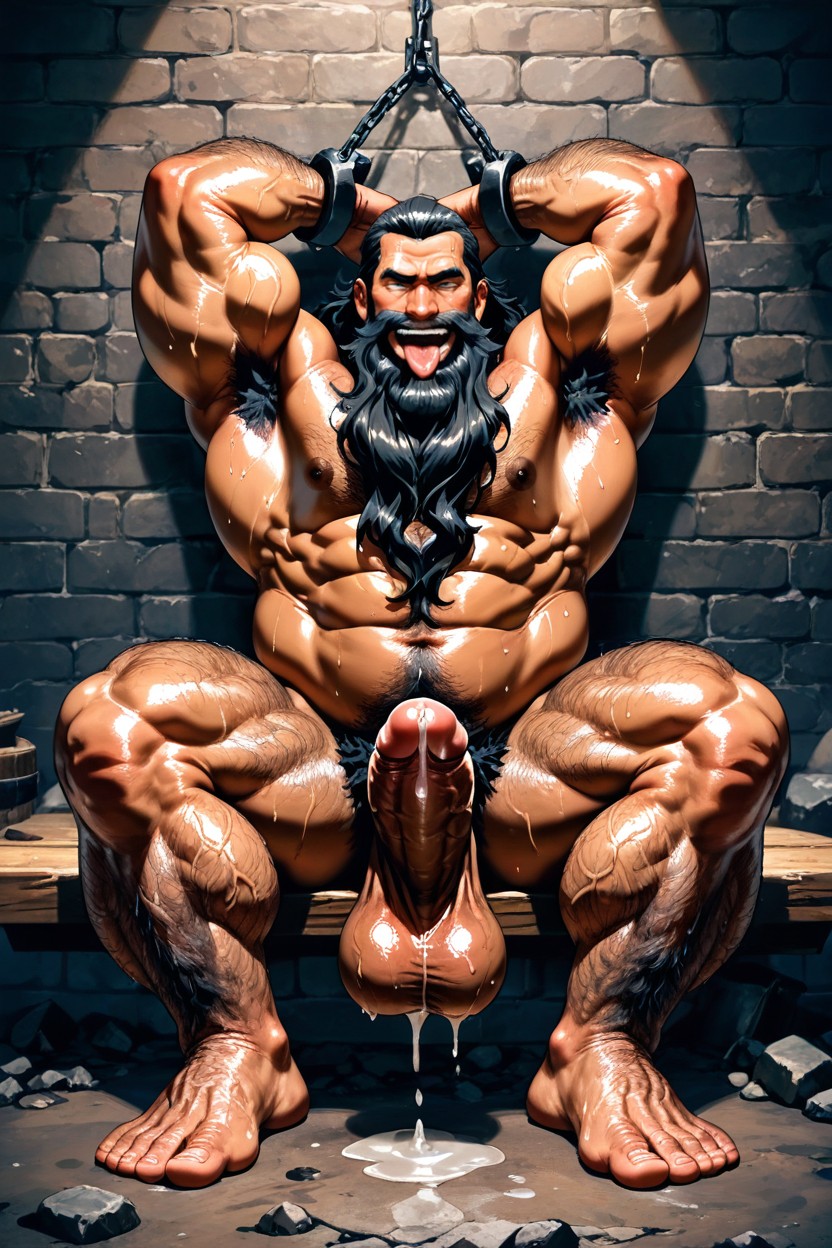 25+, Extreme Hairy Body, En Sueur Porno IA Gay