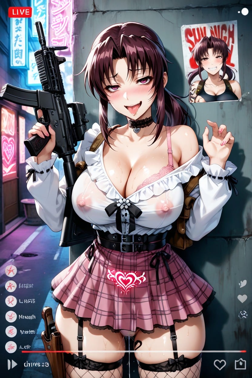Japanese Sound Effects, Dark Night, Choker Hentai AI Porn