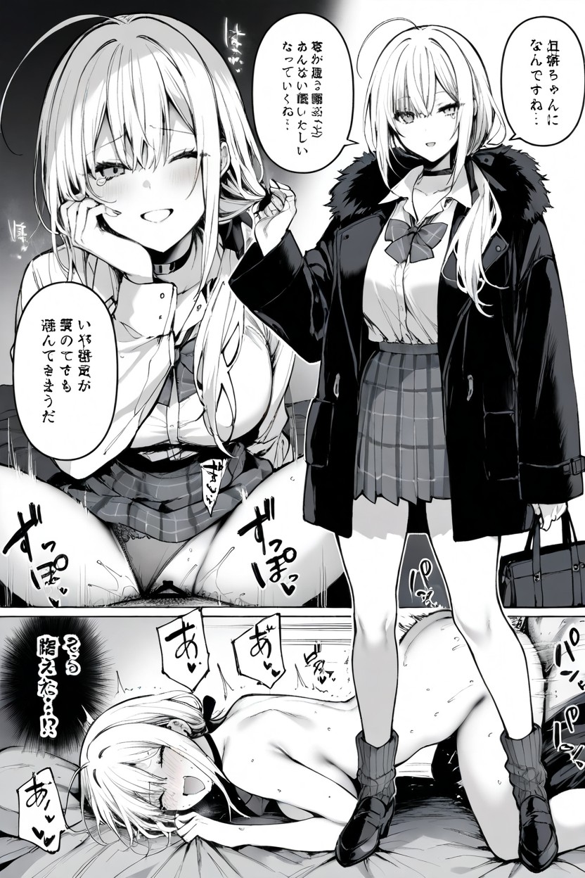 Choker, Teary Eye, Bedroom Hentai AI Porn