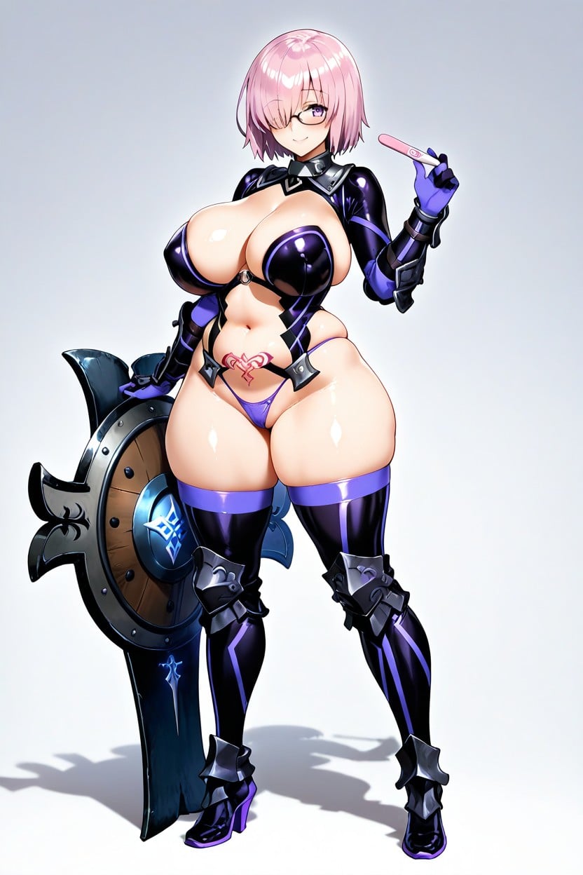 Deep Plunging Neckline, Perfect Body, Hourglass Body Hentai AI Porn