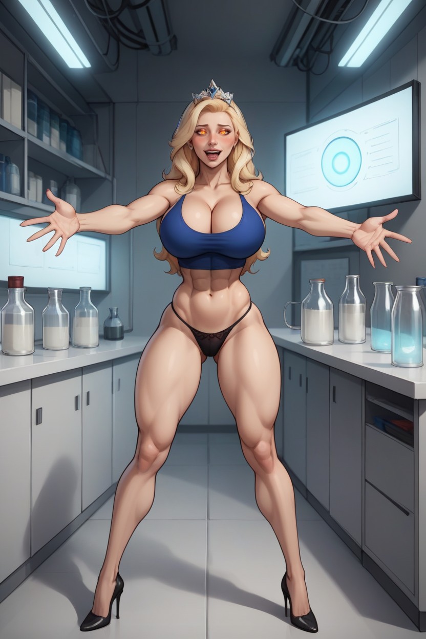 Full Body Standing Full Straight At Camera, Lots Of Skin Showing, Milf MILF AI Porn