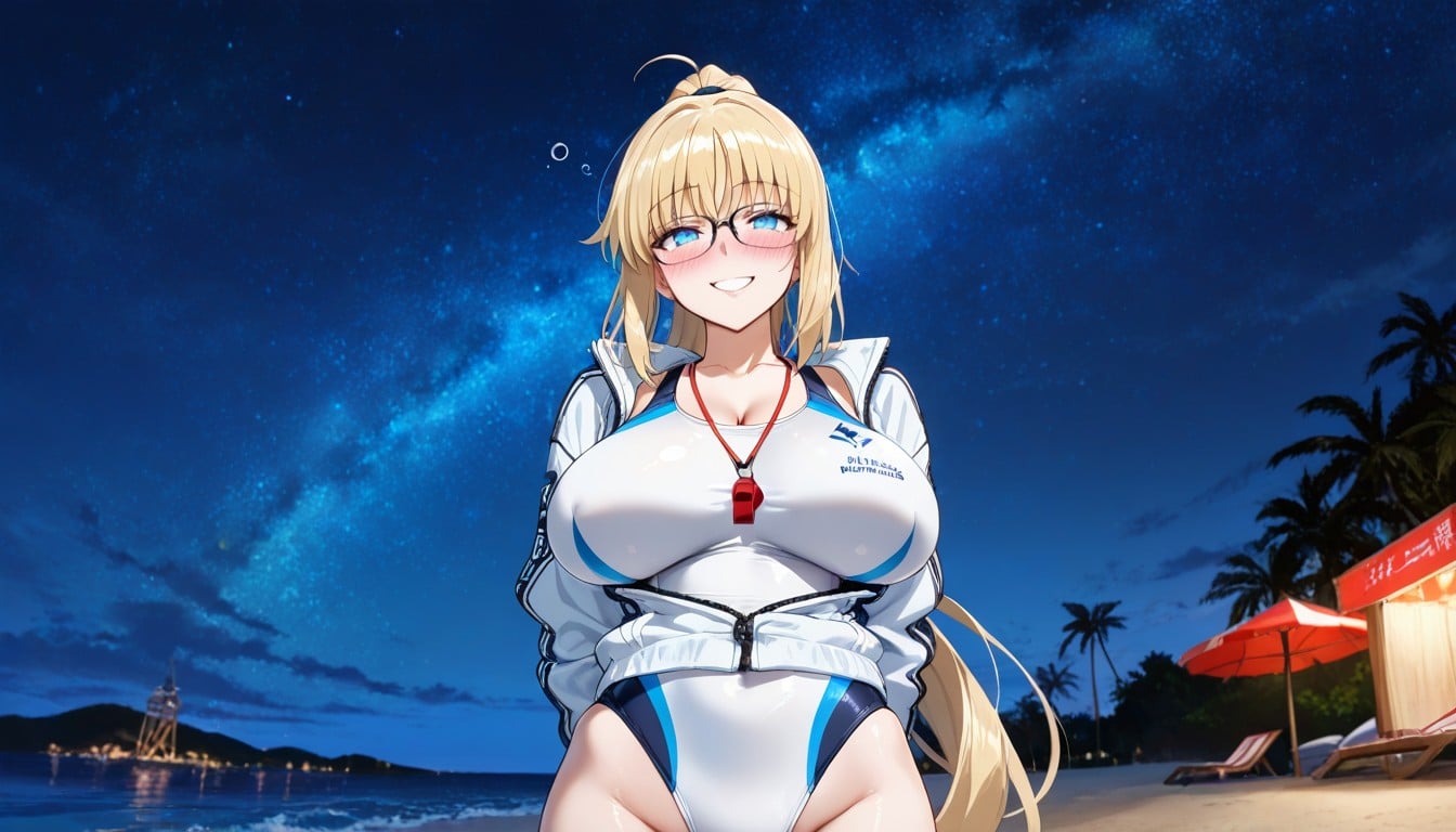 Glowing Eyes, Musk, De Abajo Hacia Arriba Hentai IA