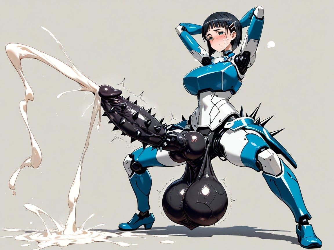 The Whole Body, Spiked Horsepenis, Excessive Squirting Hentai AI Porn