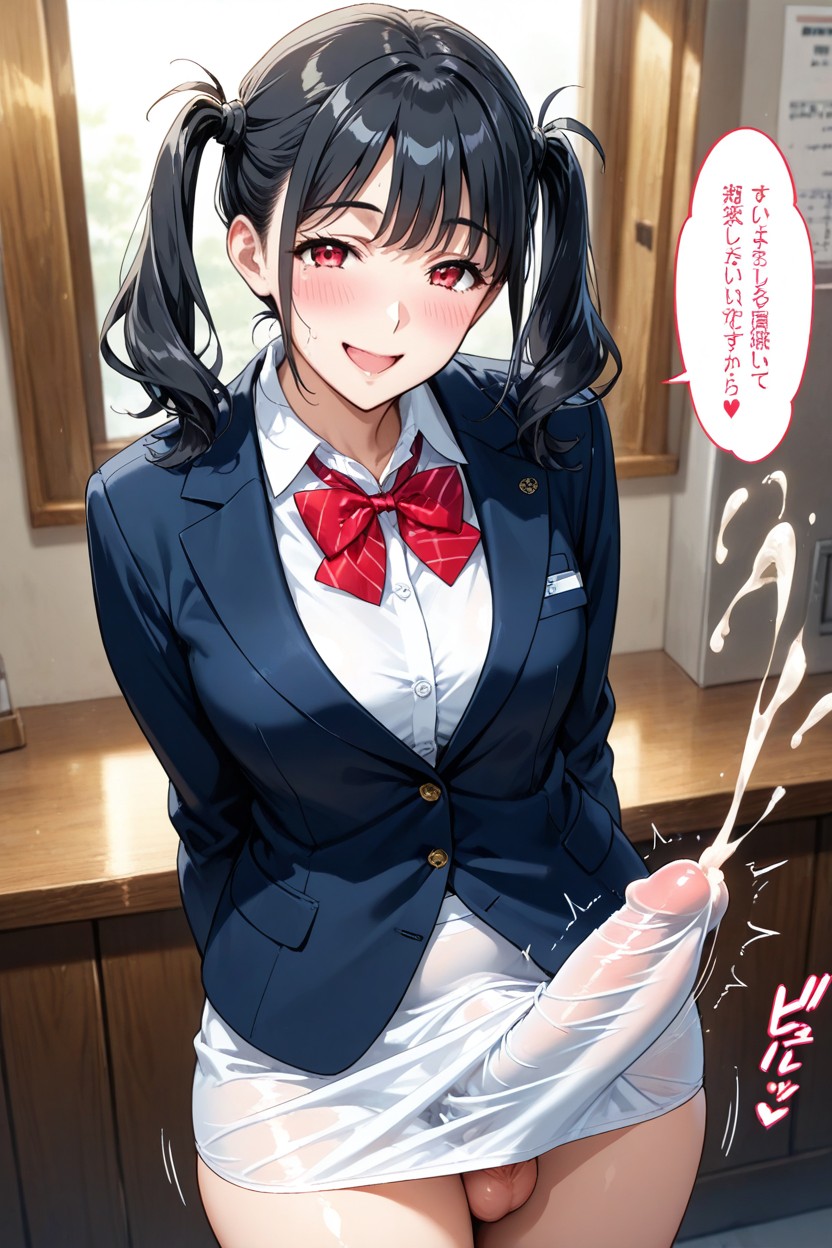 Blush Cheeks, Cowboy Shot, Skinny Hentai AI Porn