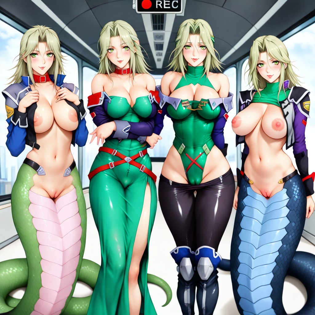 Thigh High Boots, Retrousse Breastspuffy Pussy, Several Poses AI Porn