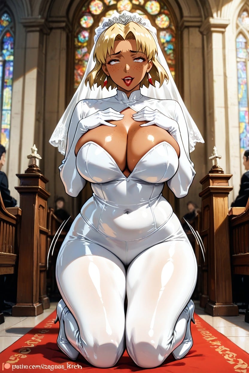 Kneeling Before Altar, Fashionista, Refused To Be Human Hentai IA