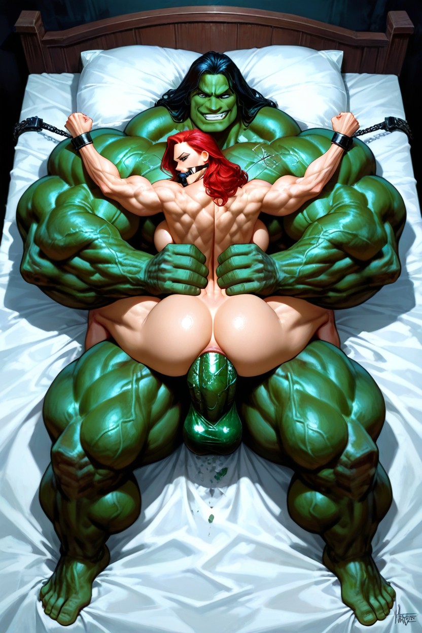 Hd, The Hulk From Marvel Fucking Black Widow From Marvel, Rough Anal Hentai AI Porn
