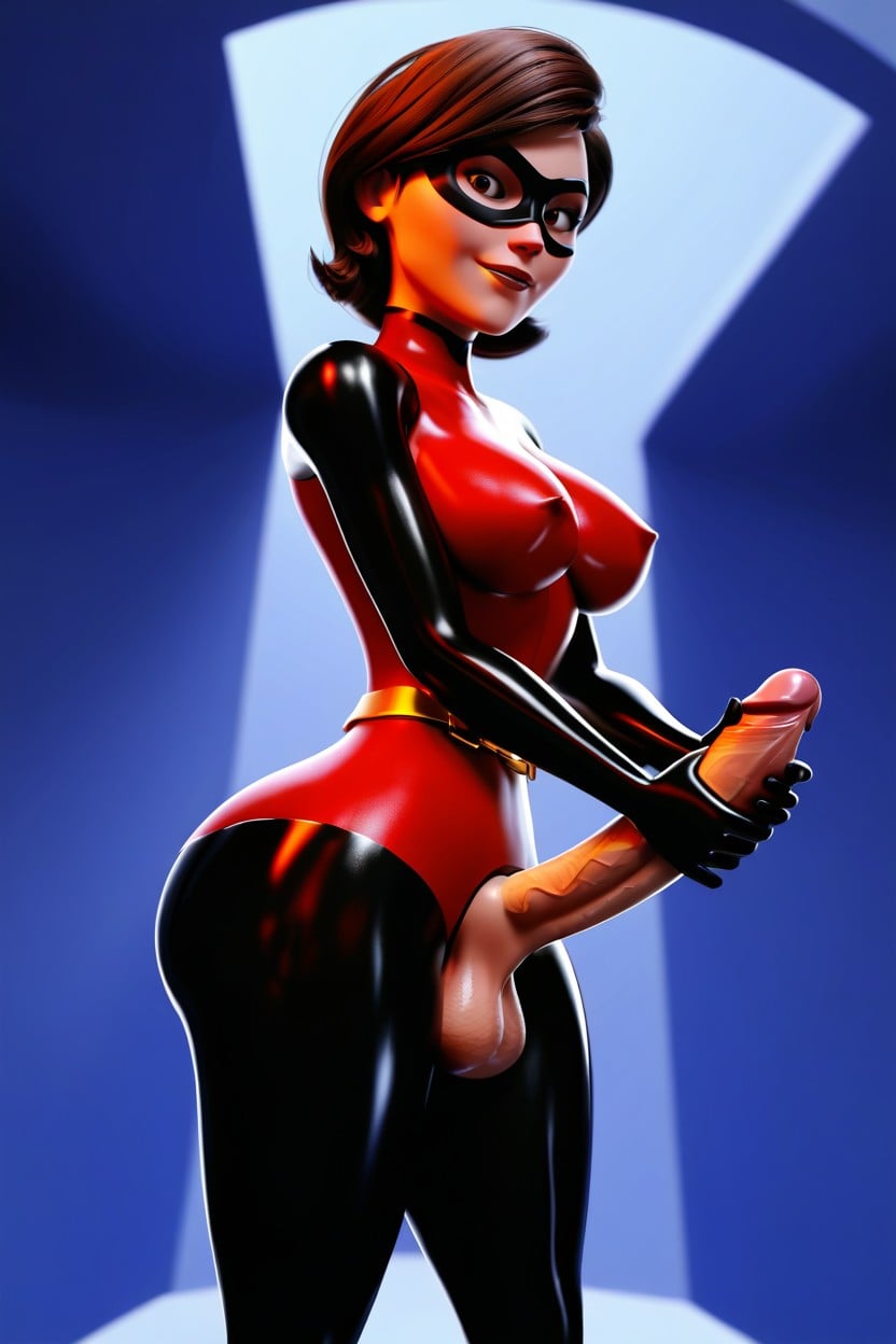 Brown Hair, Superhero, And Sfw Time To Suck Mommy's Cock Shemale AI Porn