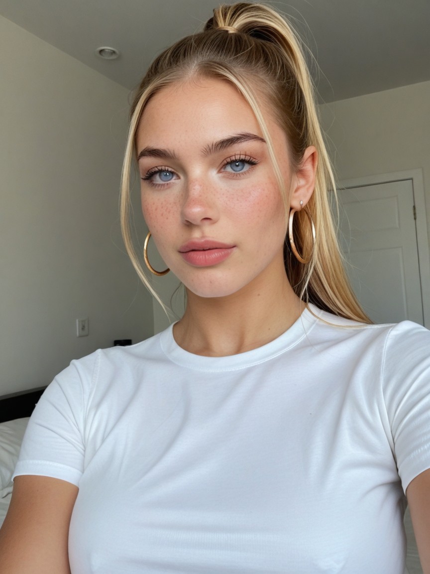 Blushing, Face Close Up, 25+ AI Porn
