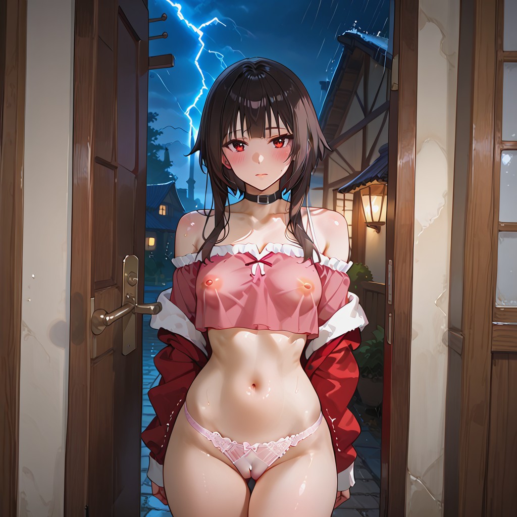 Close Up, Trembling, Puffy Nipples Hentai AI Porn