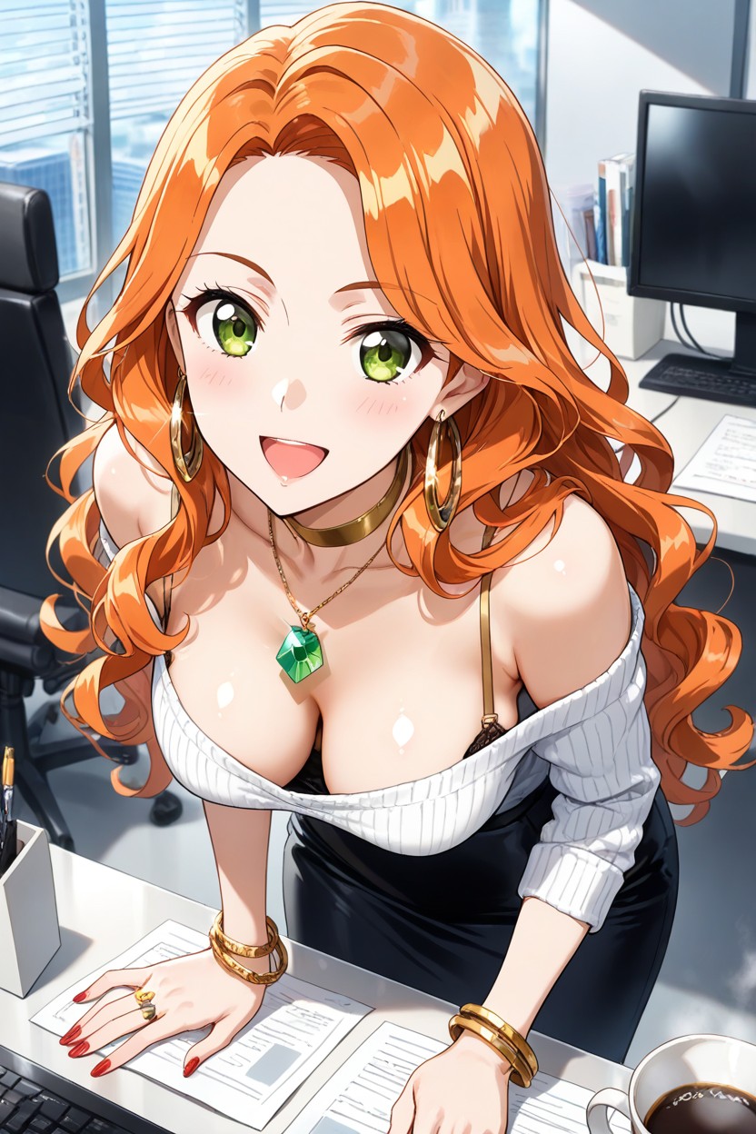 Athletic Ass, Green Eye, Horny Hentai AI Porn
