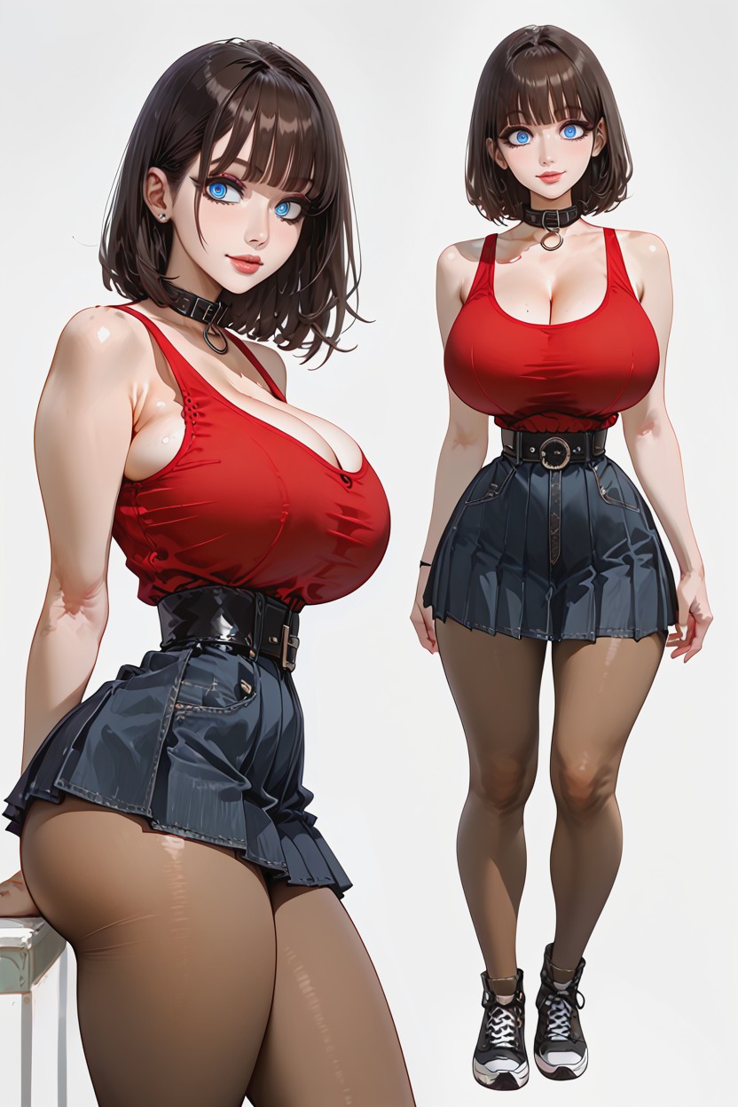 Big Bubble Butt, Belt, Face AI Porn