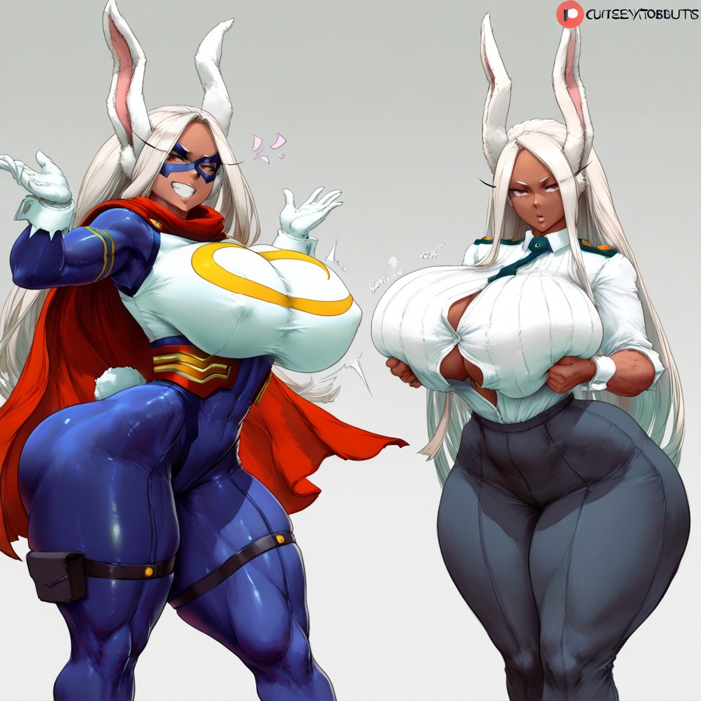 Hyper Thick Thighs, Disproportionate Large Thighs, Colossal Breast Hentai AI Porn