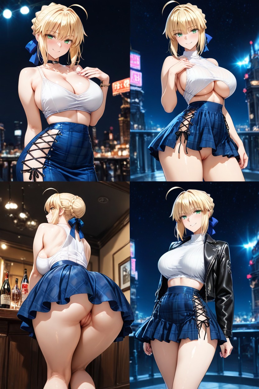 Sourire Bouche Ouverte, Maigre, Night Porno IA Hentai
